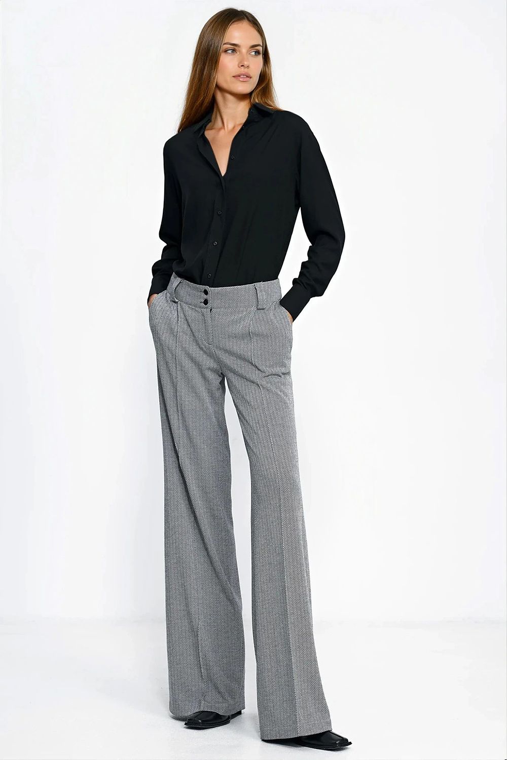 Marškiniai ilgomis rankovėmis model 221217 Nife