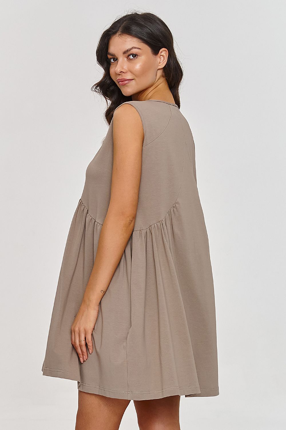  Dieninė suknelė model 209571 Makadamia 